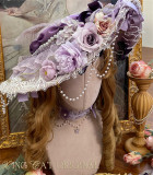 Star Cat - The Ceremony of The Moon - Elegant Classic Lolita Gorgeous Hat