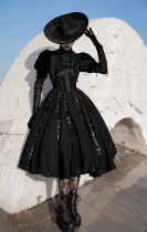 Foxtrot Lolita - Ghost Ship - Gorgeous Gothic Lolita Corset JSK and Blouse