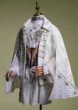 Neo Ludwig - Golden Glittering Star - Boystyle Prince Konoda Ouji Lolita Blouse, Shorts, Cape and Corset