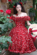 Muqiaoguzhuo - St. Valentine Red Rose - Elegant Party Prom Casual Classic Lolita JSK Dress