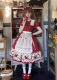 A Small Milk Candy - An Apple - Countryside Sweet Lolita OP Dress with Apron