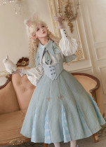 Neo Ludwig - Watchmen - Classic Lolita Blouse, Skirt, Vest, Cape and Apron