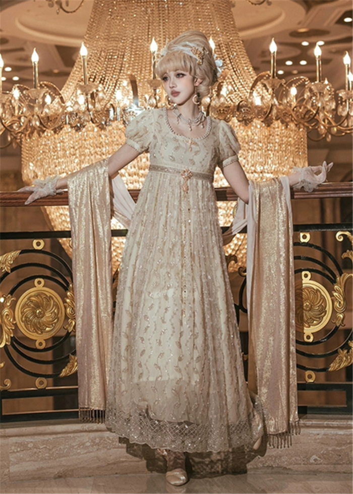 US$ 159.99 - Miss Point - The Glow of Sunset - Vintage Beading