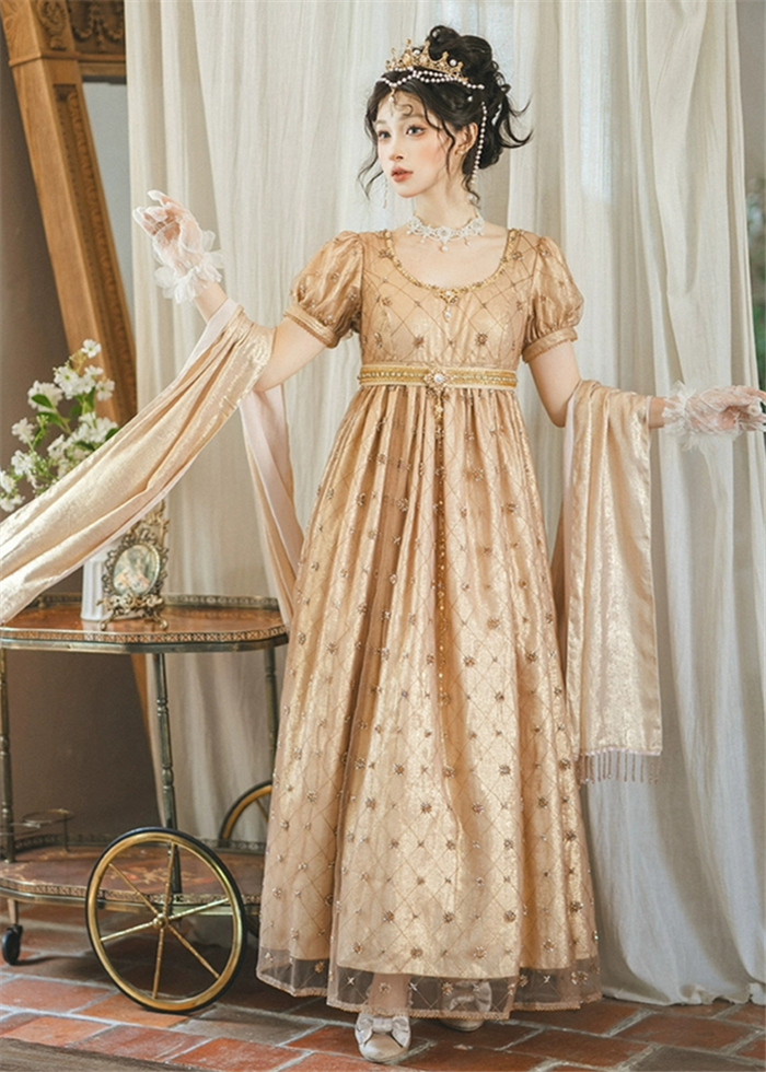 US$ 159.99 - Miss Point - The Glow of Sunset - Vintage Beading