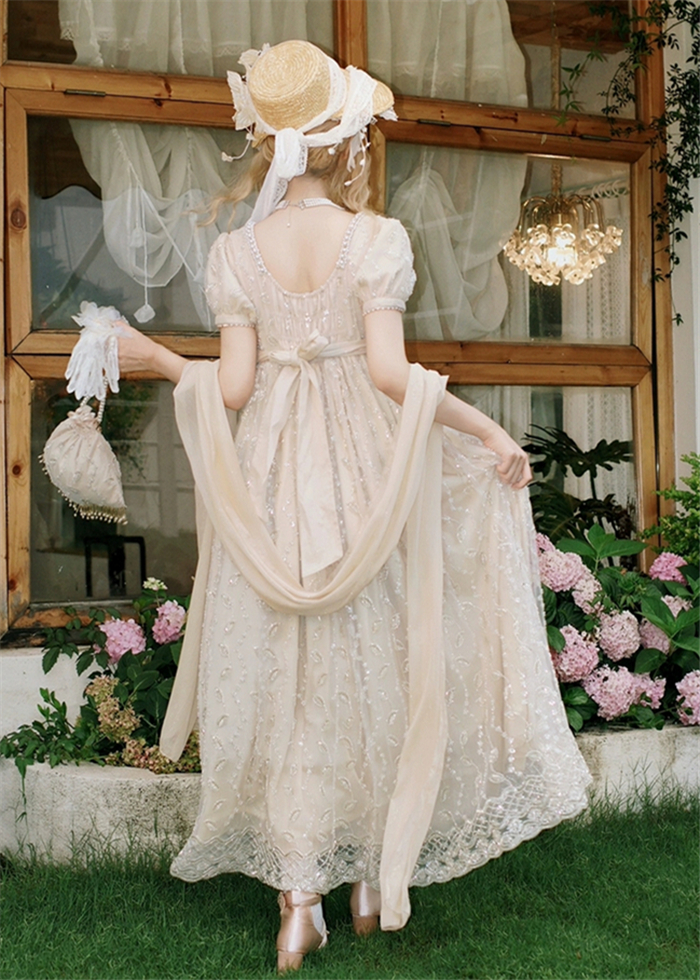 US$ 159.99 - Miss Point - The Glow of Sunset - Vintage Beading