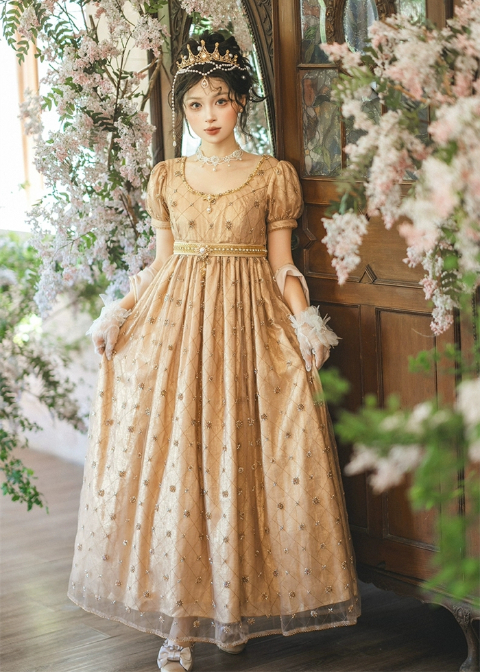 US$ 159.99 - Miss Point - The Glow of Sunset - Vintage Beading