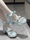 Beauty Bunny - Mousse Roll - Cute Round Toe Low Heel Sweet Lolita Shoes
