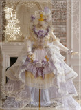 Elpress L - The Rose Princess of the Snow Country - Rococo Royal Hime Tea Party Lolita JSK