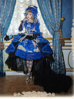 Elpress L - The Rose Princess of the Snow Country - Rococo Royal Hime Tea Party Lolita JSK