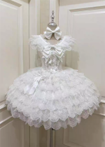 Kronus - Thousand Heaps of Snow - Sweet Wedding Princess Rococo Lolita JSK Full Set