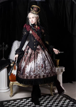 Talebringer - The Silent Battle - Prince Konoda Ouji Lolita Swallow-tailed Jacket, Blouse and Skirt