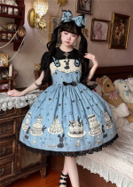 Sweet Dream Sheep - Bunny Cake - Sweet Lolita JSK, Salopettes, Blouse and Accessories