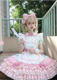 Cat Macaron - Kawaii Maid Sweet Lolita OP Dress and Accessories