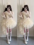 Sugar Girl - Layer Lace - Sweet Lolita JSK, Blouse and Accessories