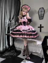 Sugar Girl - Princess Rose - Sweet Gothic Lolita JSK Set