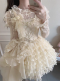Sugar Girl - Layer Lace - Sweet Lolita JSK, Blouse and Accessories