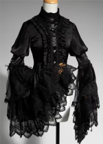 Fotion - Siren - Palace Gothic Classic Bell Sleeves Lolita Blouse