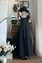 Lingxi - Elysium Garden - Embroidery Retro Empire Palace Classic Lolita OP Dress