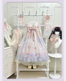 Twinkle Wink - Ocean and Monn - Sweet Qi Lolita JSK, Blouse and Accessory Set