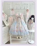 Twinkle Wink - Ocean and Monn - Sweet Qi Lolita JSK, Blouse and Accessory Set