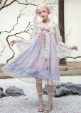 Twinkle Wink - Ocean and Monn - Sweet Qi Lolita JSK, Blouse and Accessory Set