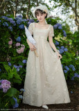 Lingxi - Elysium Garden - Embroidery Retro Empire Palace Classic Lolita OP Dress