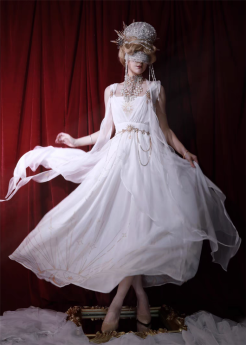 Neverland of the Girl - God's Hermes - Retro Greece High Waist Classic Lolita JSK