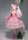 Flowers and Pearl Box - The Legend of Zhen Huan - Gorgeous Embroidery Princess Rococo Classic Qi Lolita OP Dress and JSK