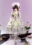 Flowers and Pearl Box - The Legend of Zhen Huan - Gorgeous Embroidery Princess Rococo Classic Qi Lolita OP Dress and JSK