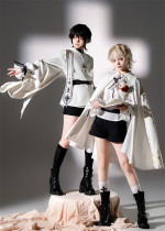 Signorina - The Daydreamer -  Boystyle Prince Konoda Gilding Embroidery Ouji Lolita Topwear, Shorts and Blouse Set