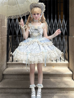 Hanguliang - Glamorous Affection - Ballet Classic Lolita JSK Set