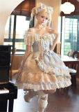 Bolicherry - Eternal Heart - Gorgeous Elegant Tea Party Princess Wedding Classic Lolita JSK Full Set
