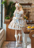 Bolicherry - Eternal Heart - Gorgeous Elegant Tea Party Princess Wedding Classic Lolita JSK Full Set
