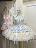Sugar Girl - Ribbon Love - Ballet Sweet Lolita JSK with A Big Back Bow