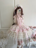 Sugar Girl - Ribbon Love - Ballet Sweet Lolita JSK with A Big Back Bow