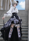 Signorina - Chimera -  Vintage Boystyle Prince Konoda Ouji Lolita Blouse, Shorts and Overskirt Set and Accessories