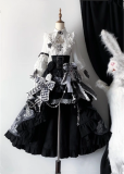 Signorina - Chimera -  Vintage Boystyle Prince Konoda Ouji Lolita Blouse, Shorts and Overskirt Set and Accessories