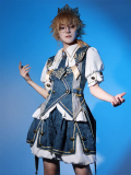 Your Princess - Contract Magic - Boystyle Ouji Prince Konoda Lolita Blouse, Shorts and Vest Set