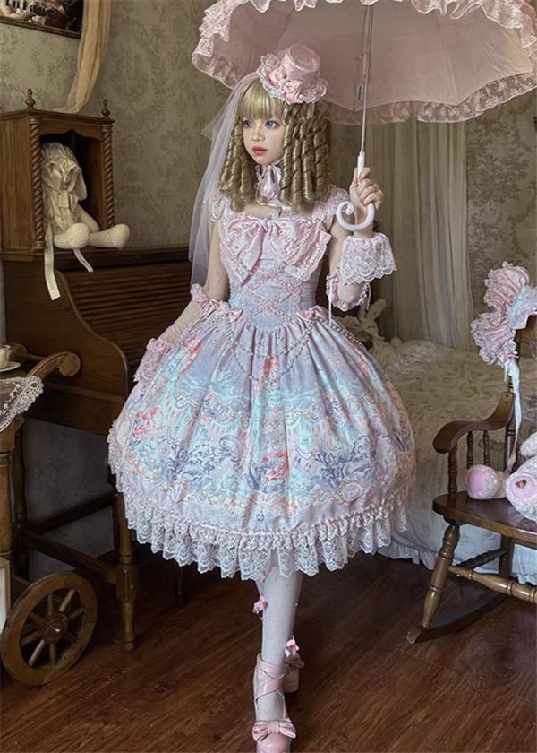 MengFuZi - The Sea of Dreams - Vintage Doll Sweet Lolita JSK