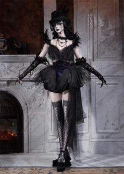 Blood Supply - Day of Mourning - Gorgeous Halloween Ballat Lace Gothic Lolita JSK