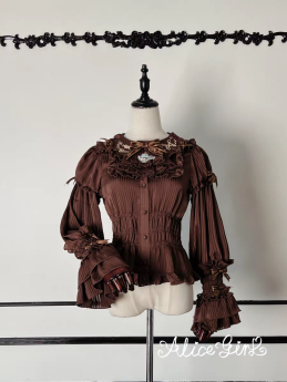 Alice Girl - Chocolate Bear - Doll Sweet Lolita Blouse