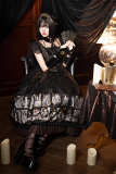 LilithHouse - Ode Tarot - Detachable Hood Gothic Lolita OP Dress