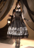 LilithHouse - Ode Tarot - Detachable Hood Gothic Lolita OP Dress