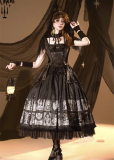 LilithHouse - Ode Tarot - Detachable Hood Gothic Lolita OP Dress