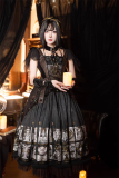 LilithHouse - Ode Tarot - Detachable Hood Gothic Lolita OP Dress