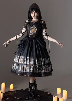 LilithHouse - Ode Tarot - Witch Gothic Lolita JSK
