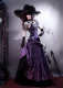 The Designer's Gift  - Mysterious Night Melody - Elegant Retro Birthday Party Prom Classic Lolita JSK and Petticoat