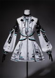 Neverland of the Girl - Mechanical Warrior Princess - Cyber Punk Y3K Punk Lolita JSK, Arm Sleeves and Headwear Set