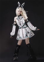 Neverland of the Girl - Mechanical Warrior Princess - Cyber Punk Y3K Punk Lolita JSK, Arm Sleeves and Headwear Set