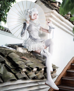 Neverland of the Girl - Silvermoon - Casual Chinese Qi Lolita JSK, Shorts and Apron Set